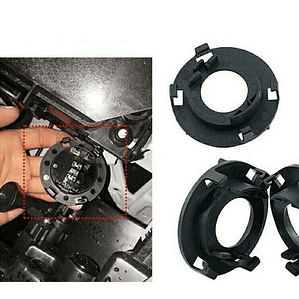 ADAPTADORES H7 KIA CERATO, CARNIVAL, HYUNDAI TUCSON