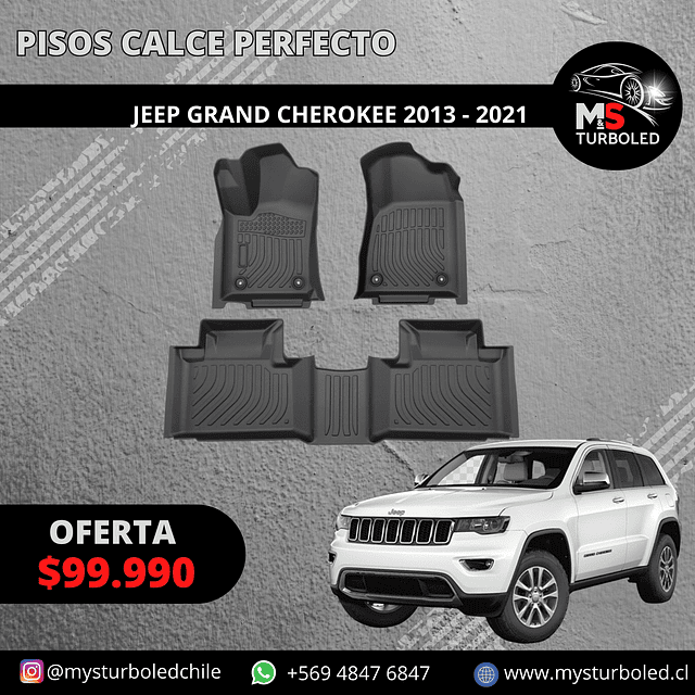 PISO CALCE PERFECTO JEEP GRAND CHEROKEE