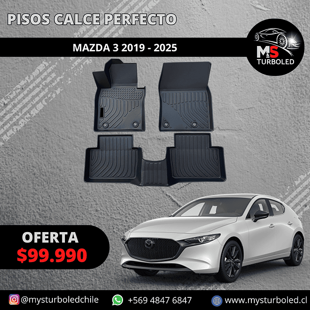 PISO CALCE PERFECTO NEW MAZDA 3