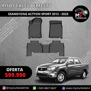 PISO DE CALCE PERFECTO SSANGYONG ACTYON SPORTS