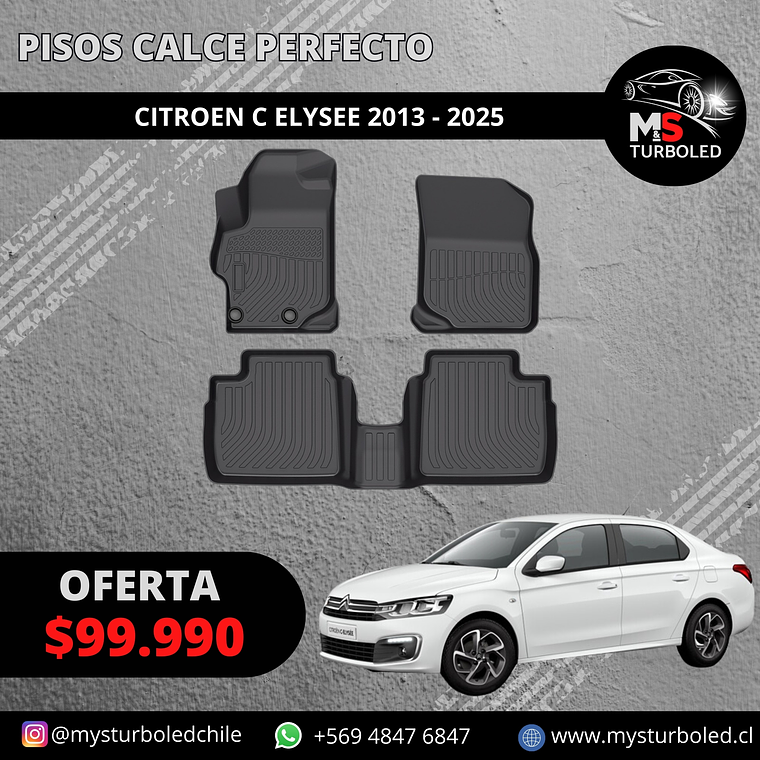 PISO DE CALCE PERFECTO CITROEN C ELYSEE 1