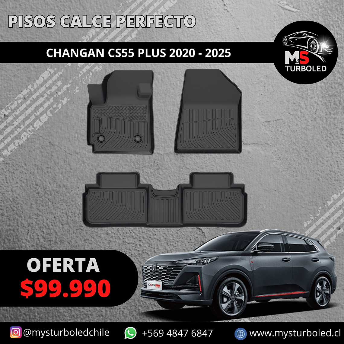 PISO DE CALCE PERFECTO CHANGAN CS55 PLUS 1