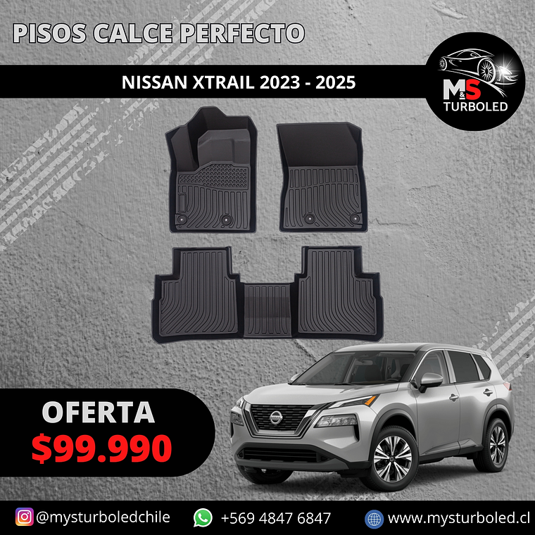 PISO DE CALCE PERFECTO NISSAN NEW XTRAIL 1