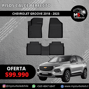 PISO DE CALCE PERFECTO CHEVROLET GROOVE