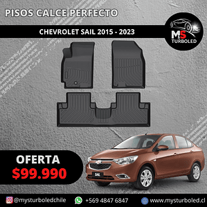 PISO DE CALCE PERFECTO CHEVROLET SAIL