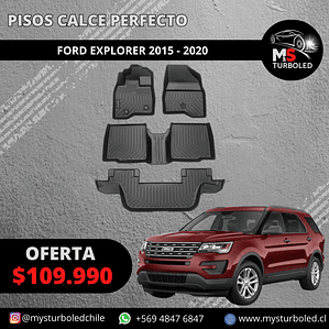PISO DE CALCE PERFECTO FORD EXPLORER
