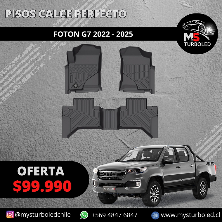PISO DE CALCE PERFECTO FOTON G7 1