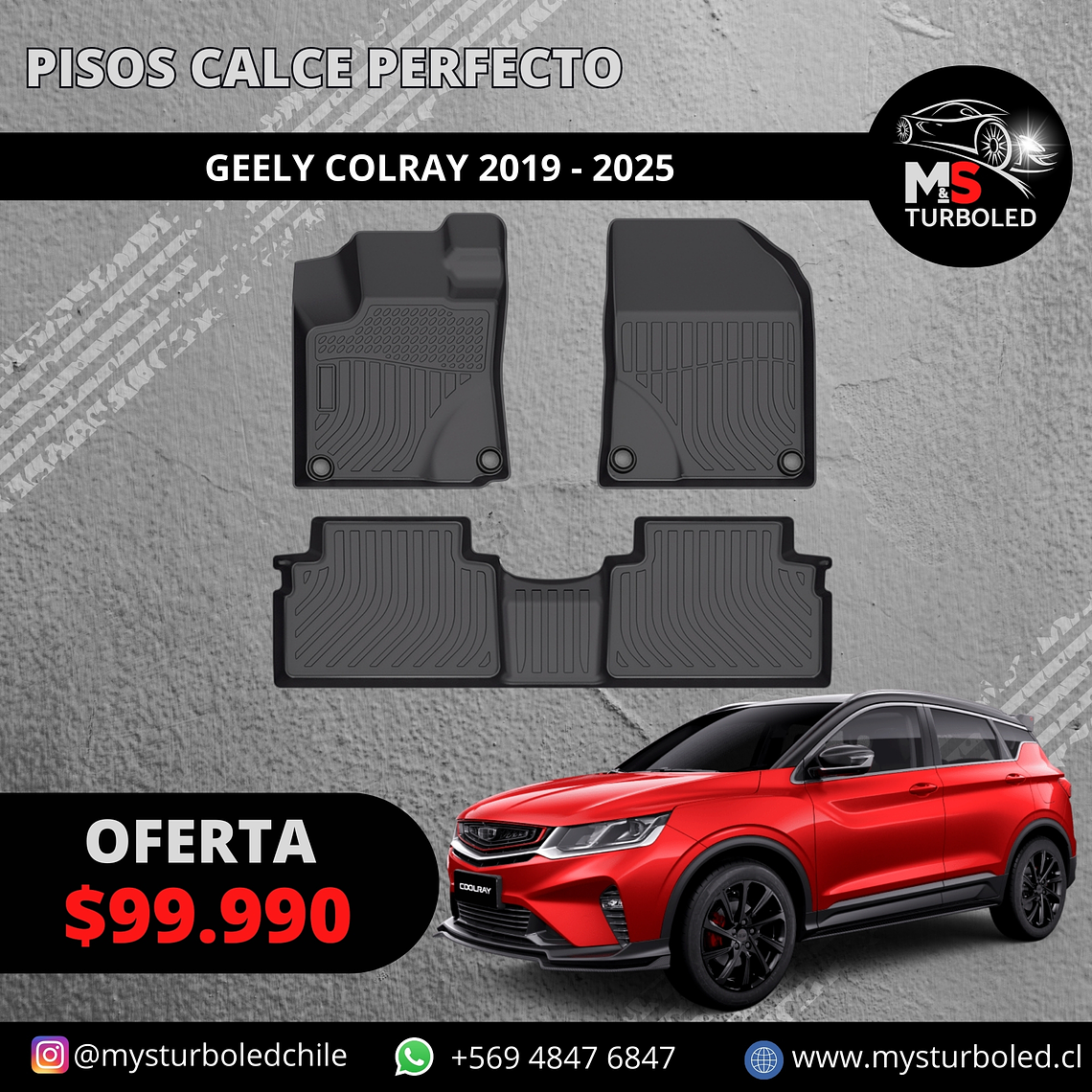 PISO DE CALCE PERFECTO GEELY COOLRAY 1