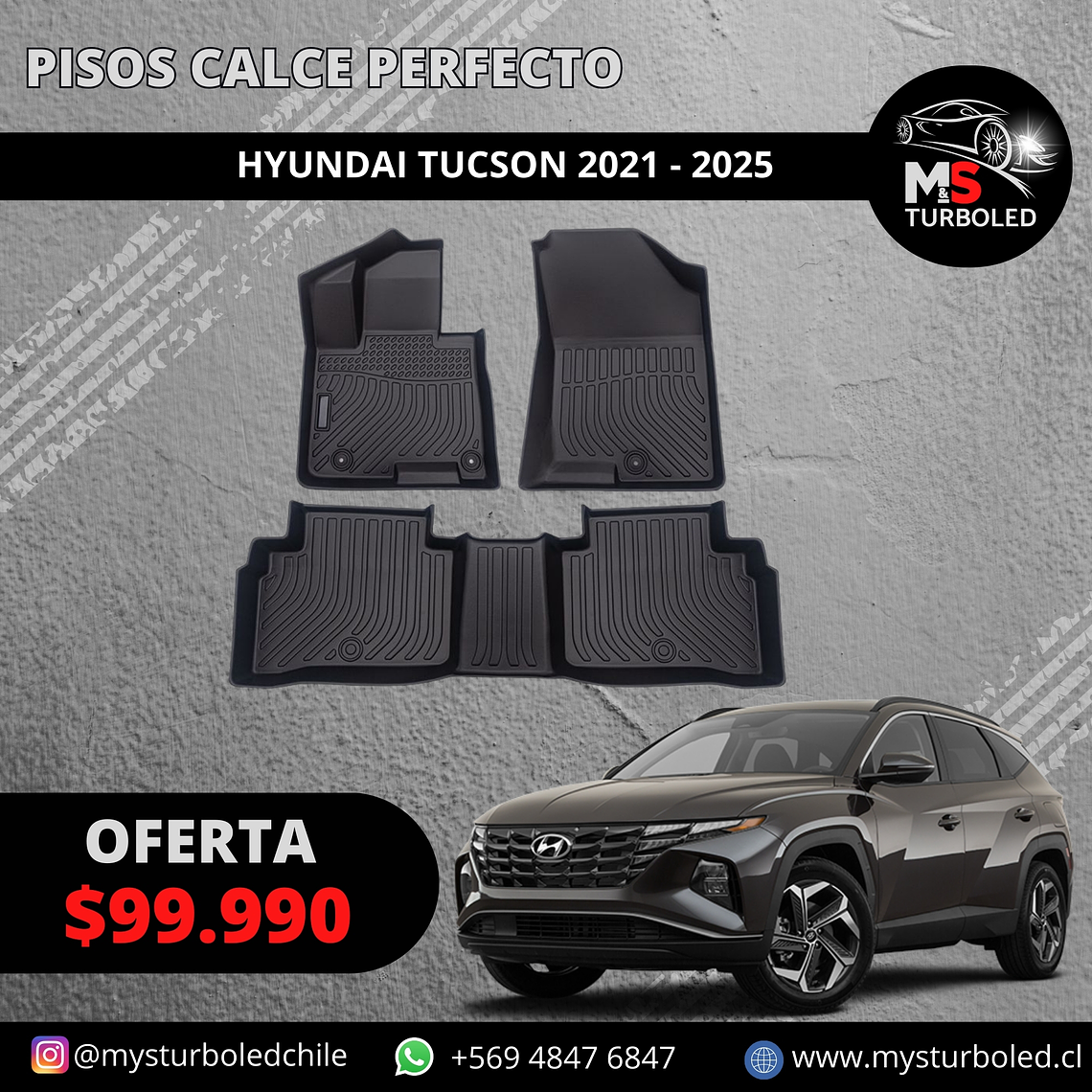 PISO DE CALCE PERFECTO NEW HYUNDAI TUCSON 1