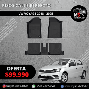 PISO DE CALCE PERFECTO VOLKSWAGEN VOYAGE