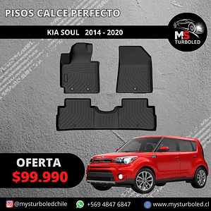 PISO DE CALCE PERFECTO KIA SOUL