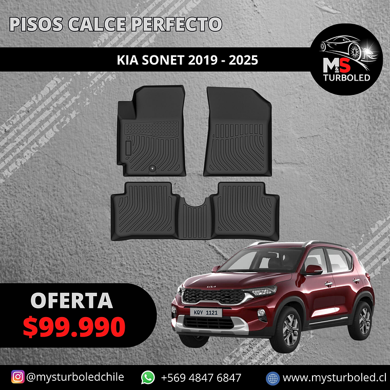 PISO DE CALCE PERFECTO KIA SONET 1