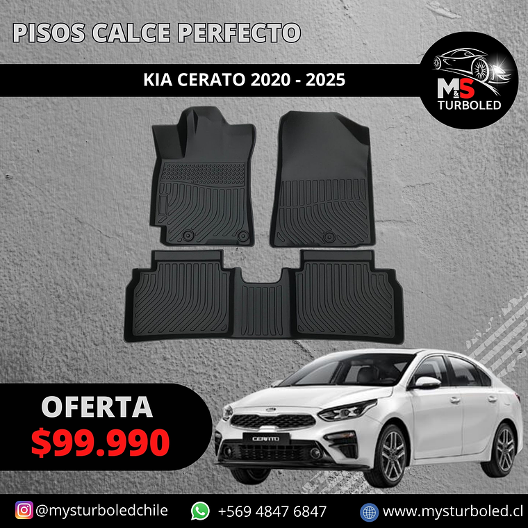 PISO DE CALCE PERFECTO NEW KIA CERATO 1