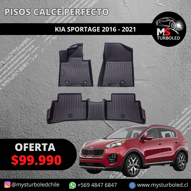 PISO DE CALCE PERFECTO KIA SPORTAGE 1