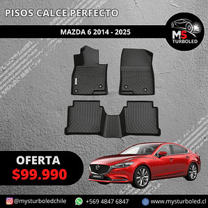 PISO DE CALCE PERFECTO MAZDA 6
