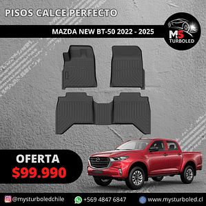 PISO DE CALCE PERFECTO NEW MAZDA BT50