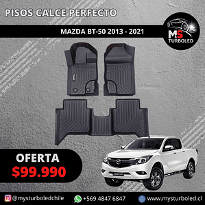 PISO DE CALCE PERFECTO MAZDA BT50