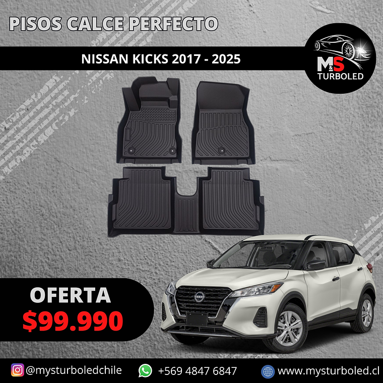 PISO DE CALCE PERFECTO NISSAN KICKS 1