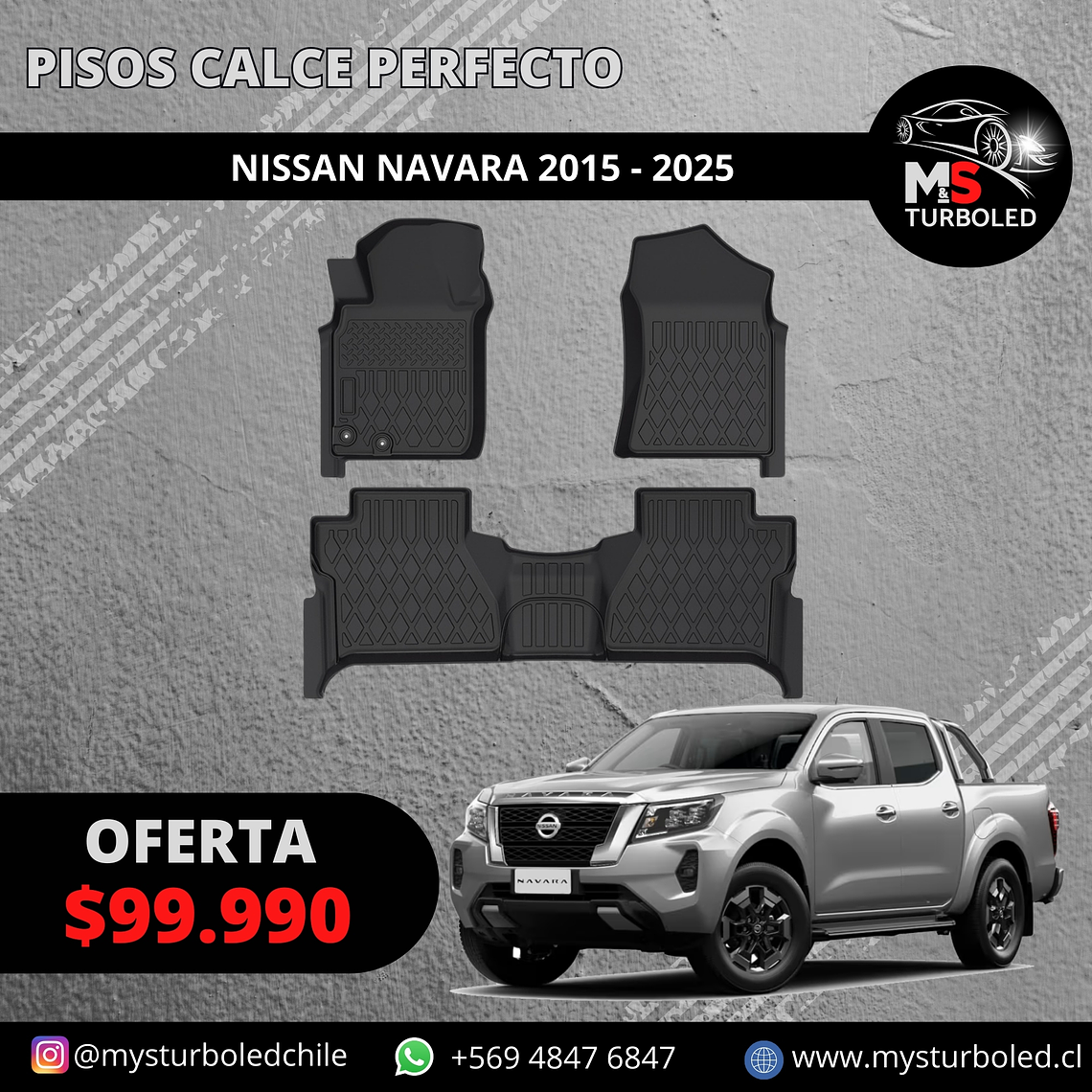 PISO DE CALCE PERFECTO NISSAN NAVARA 1