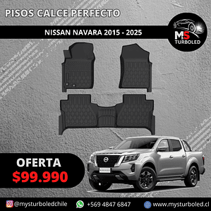 PISO DE CALCE PERFECTO NISSAN NAVARA