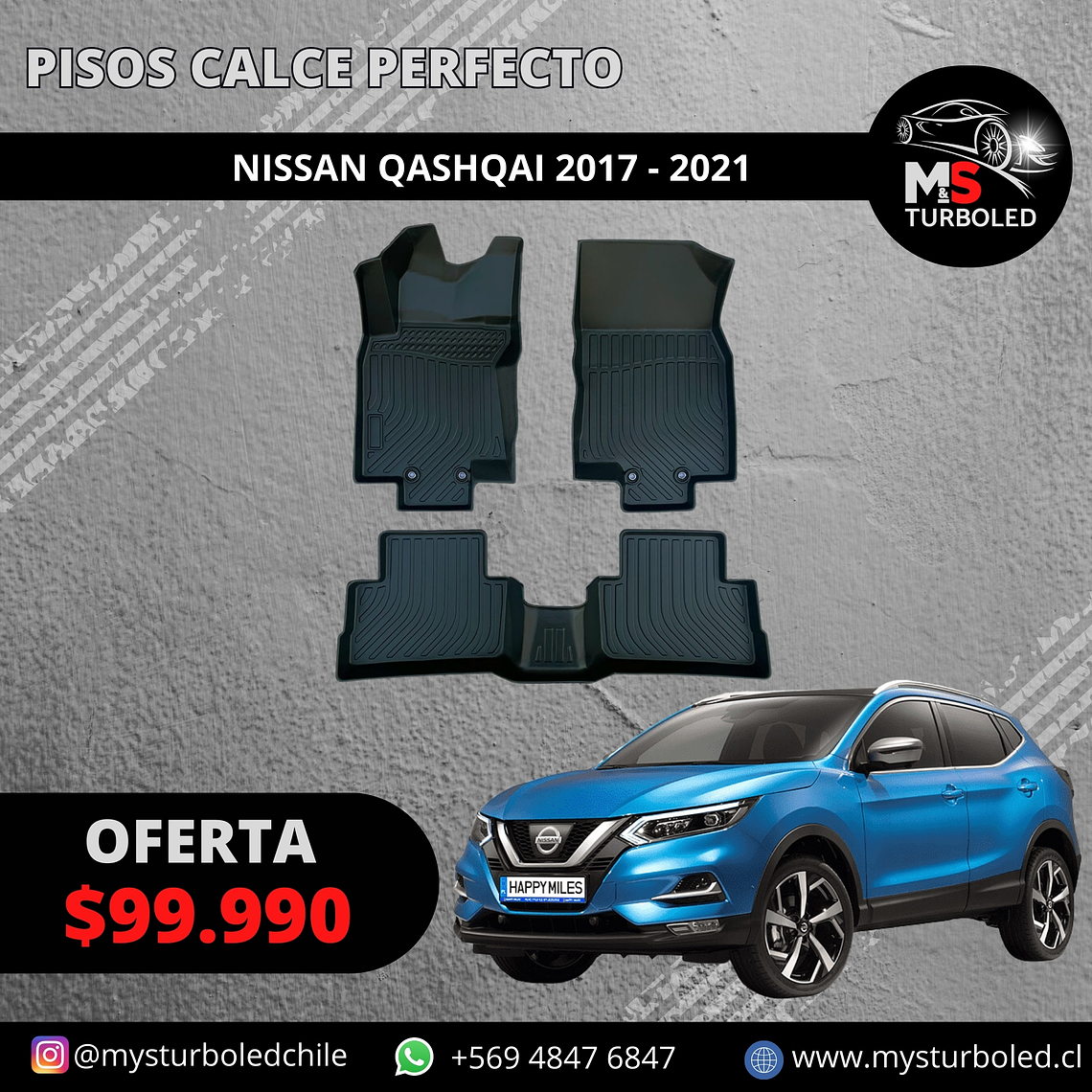 PISOS DE CALCE PERFECTO NISSAN QASHQAI 1