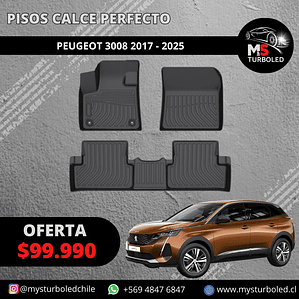 PISO DE CALCE PERFECTO PEUGEOT 3008- NO GT, NO HIBRID