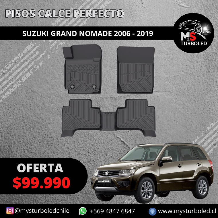 PISO DE CALCE PERFECTO SUZUKI GRAND NOMADE 1
