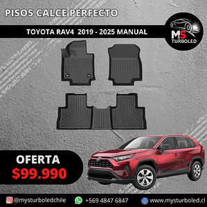 PISO DE CALCE PERFECTO TOYOTA NEW RAV4 MECANICA