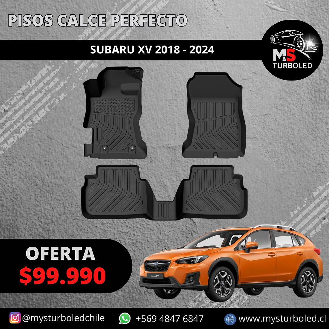 PISO DE CALCE PERFECTO SUBARU XV 1