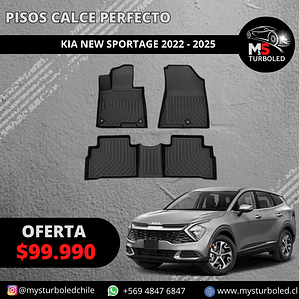 PISO DE CALCE PERFECTOS KIA NEW SPORTAGE