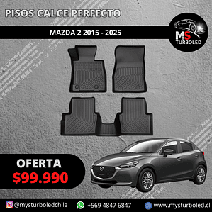 PISO DE CALCE PERFECTO MAZDA 2