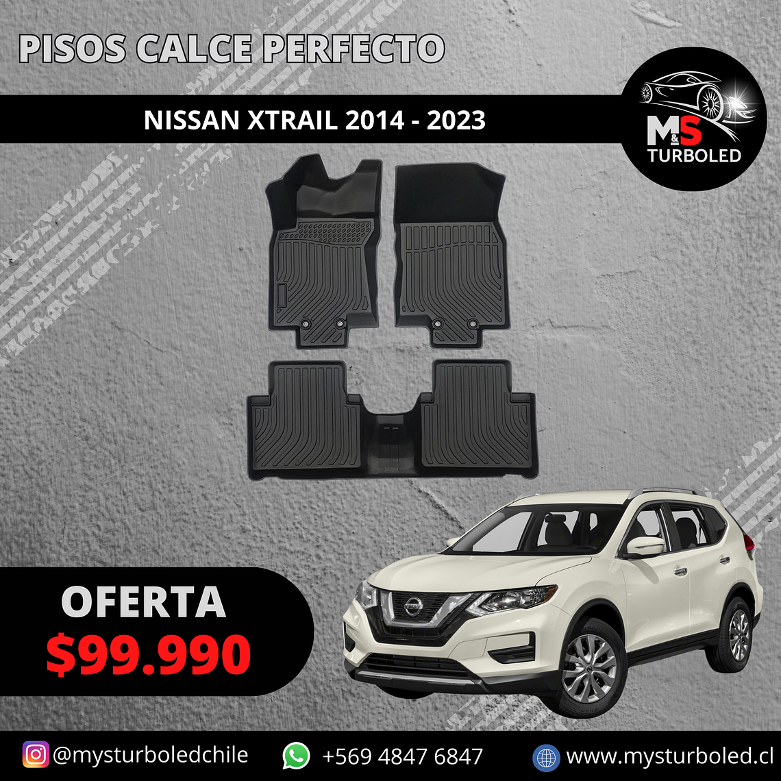 PISO DE CALCE PERFECTO NISSAN XTRAIL 1
