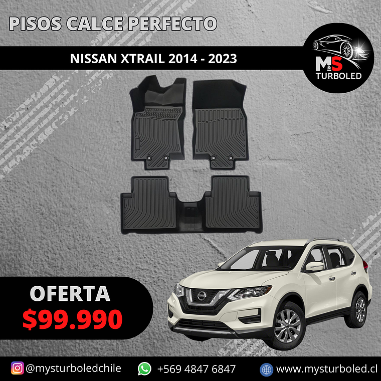 PISO DE CALCE PERFECTO NISSAN XTRAIL 1