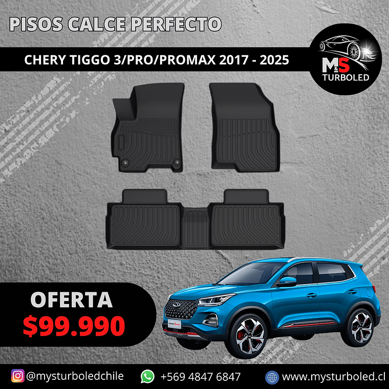 PISO DE CALCE PERFECTO CHERY TIGGO 3/PRO/PROMAX 1