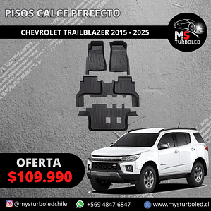 PISO DE CALCE PERFECTO CHEVROLET TRAILBLAZER