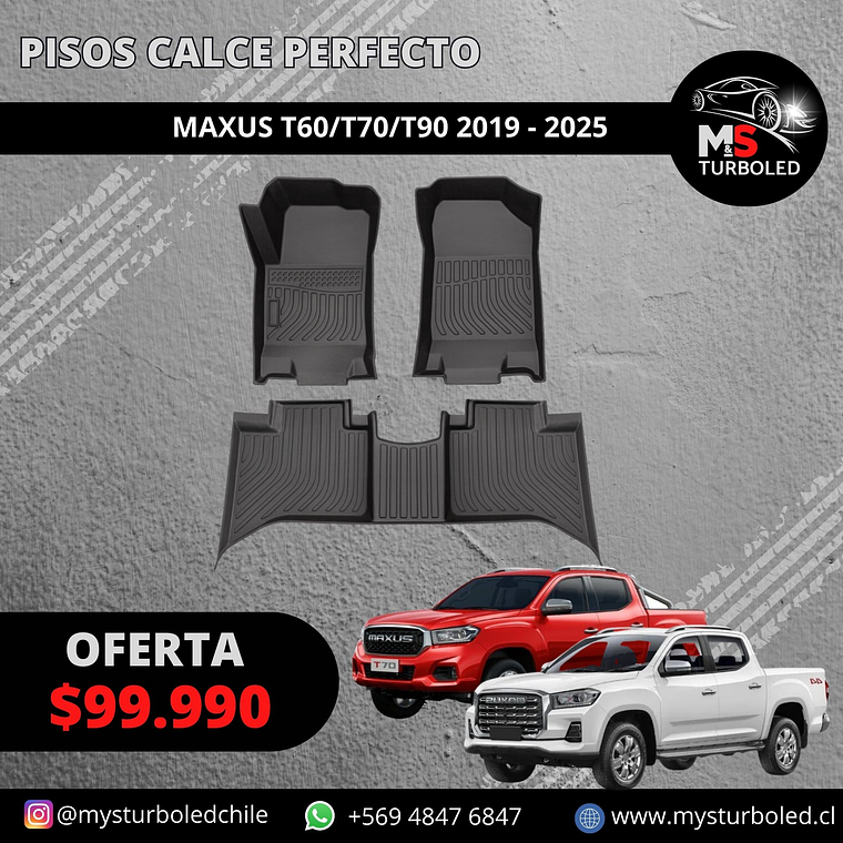 PISO DE CALCE PERFECTO MAXUS T60/T70 1