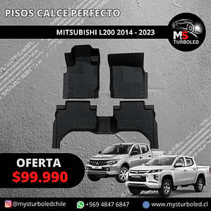 PISO DE CALCE PERFECTO MITSUBISHI L200