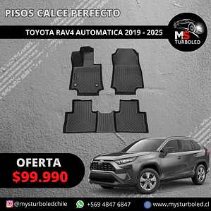 PISO DE CALCE PERFECTO TOYOTA NEW RAV4 AUTOMATICA