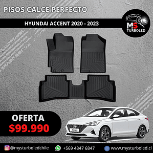PISO DE CALCE PERFECTO HYUNDAI ACCENT