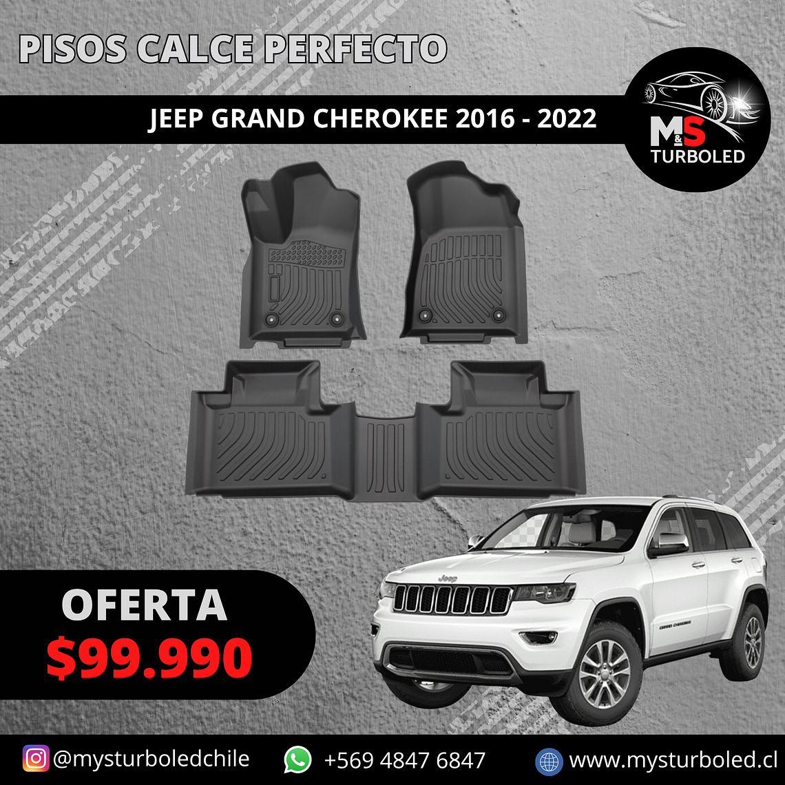 PISO DE CALCE PERFECTO JEEP GRAND CHEROKEE 1