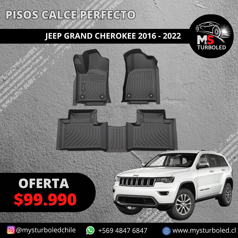 PISO DE CALCE PERFECTO JEEP GRAND CHEROKEE 1