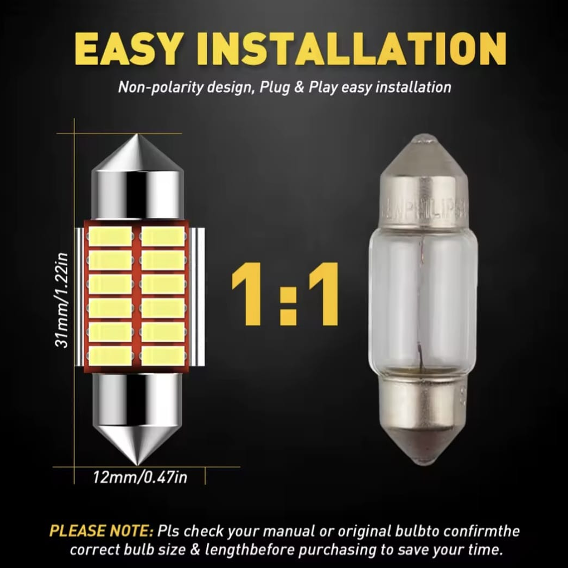 LED INTERIOR CANBUS TUBULAR (FEESTON). 2