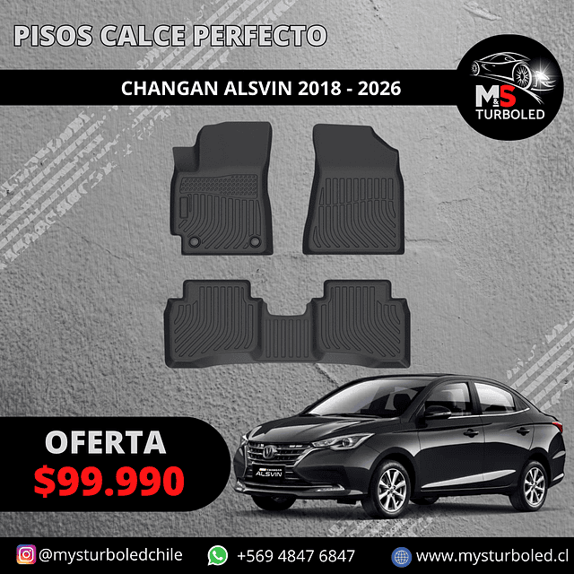PISO DE CALCE PERFECTO CHANGAN ALSVIN