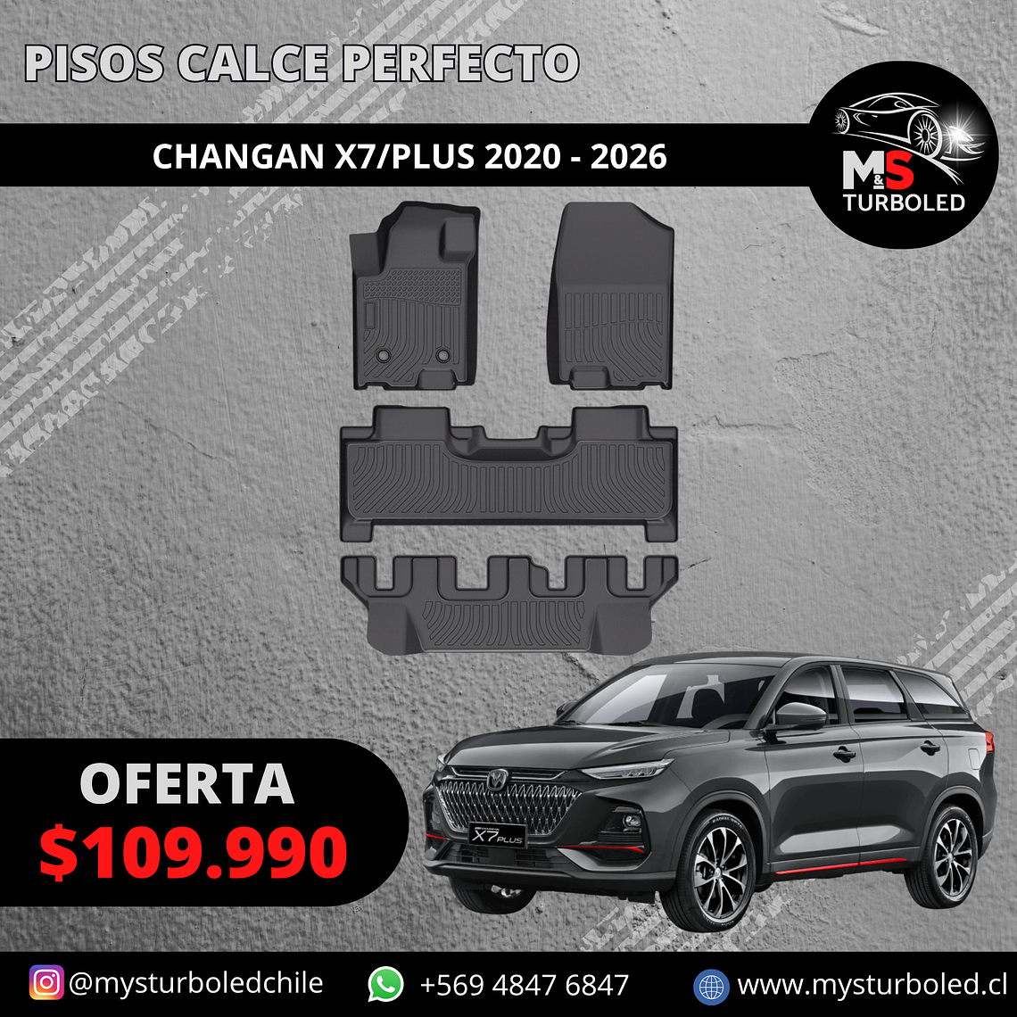 PISO DE CALCE PERFECTO CHANGAN X7 1