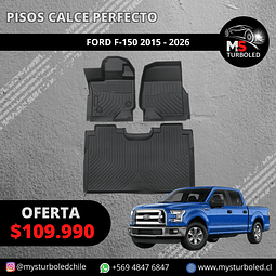 PISO DE CALCE PERFECTO FORD F-150