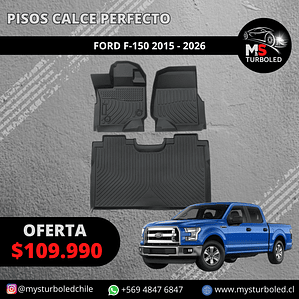 PISO DE CALCE PERFECTO FORD F-150