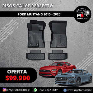 PISO DE CALCE PERFECTO FORD MUSTANG