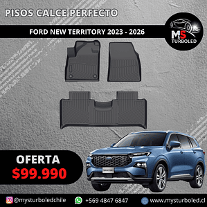 PISO DE CALCE PERFECTO NEW FORD TERRITORY