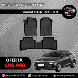 PISO DE CALCE PERFECTO NEW HYUNDAI ACCENT