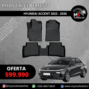 PISO DE CALCE PERFECTO NEW HYUNDAI ACCENT